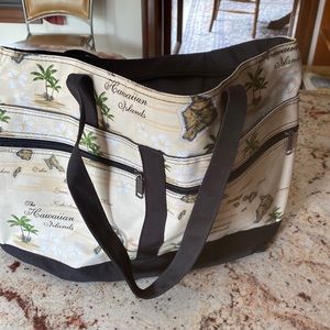 BEACH BAG HAWAIIAN ISLANDS .